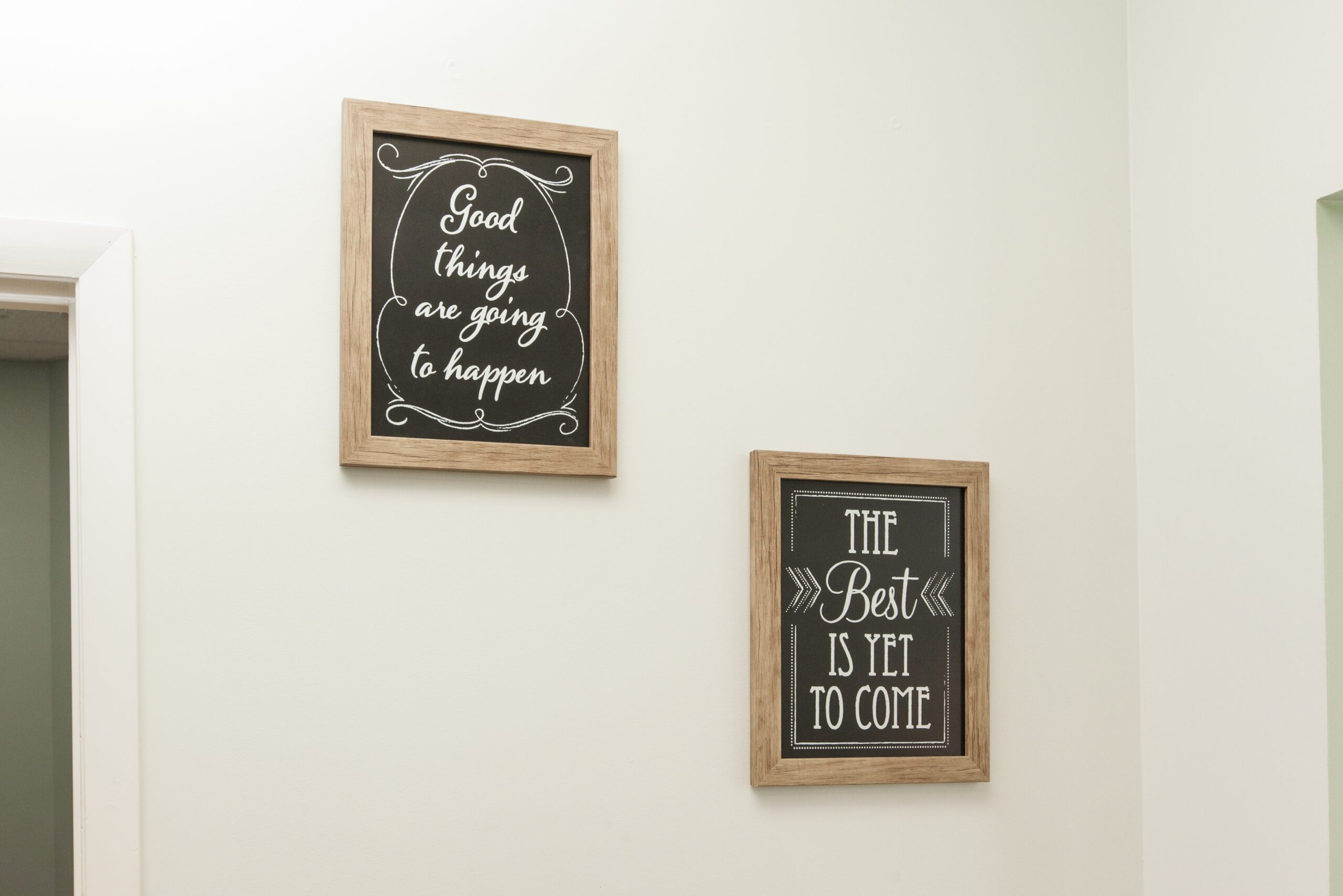 Florida Facilities motivational quotes on picture frames